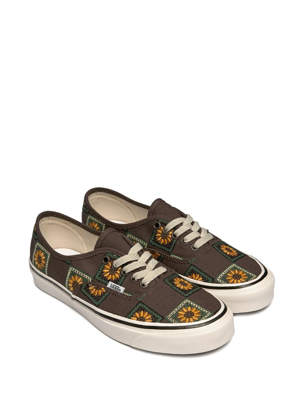 Authentic 44 DX "Granny Check - Chocolate" sneakers - 2