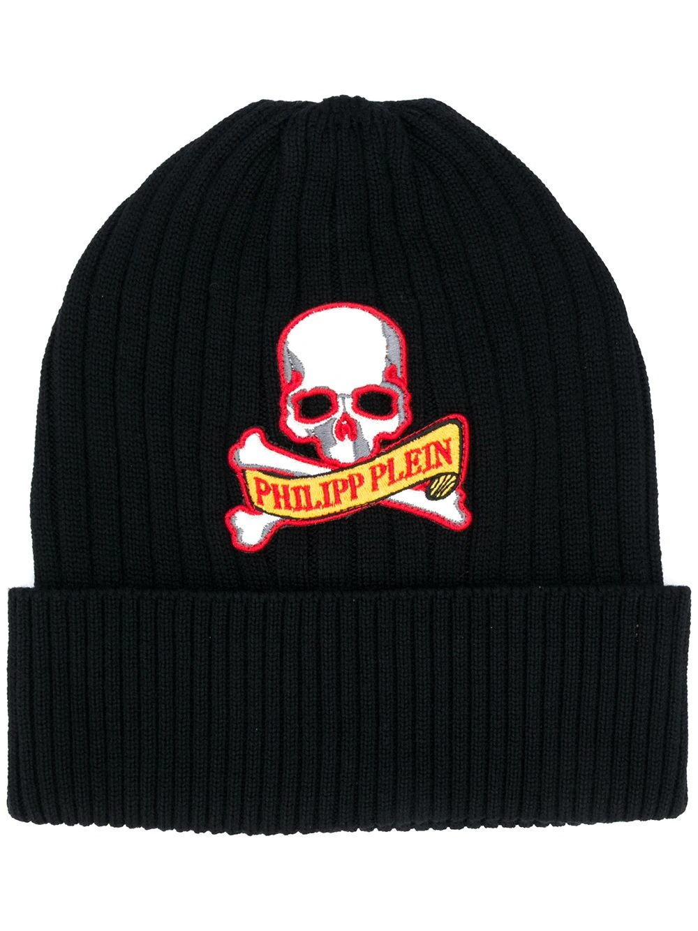 logo-embroidered beanie - 1