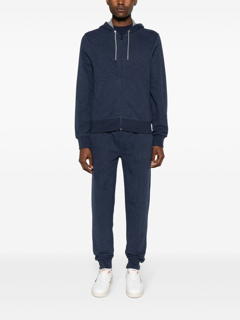 CORNELIANI mÃ©lange-effect track pants outlook