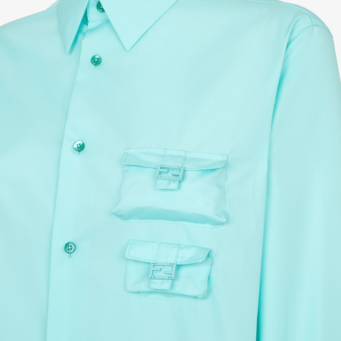 Light blue cotton shirt - 3