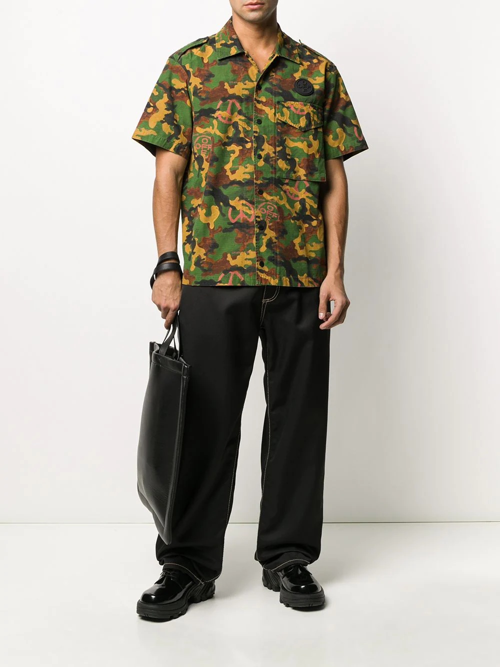 short-sleeved camouflage shirt - 2
