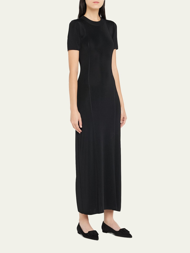 Manolo Blahnik Maysale Suede Buckle Ballerina Flats outlook