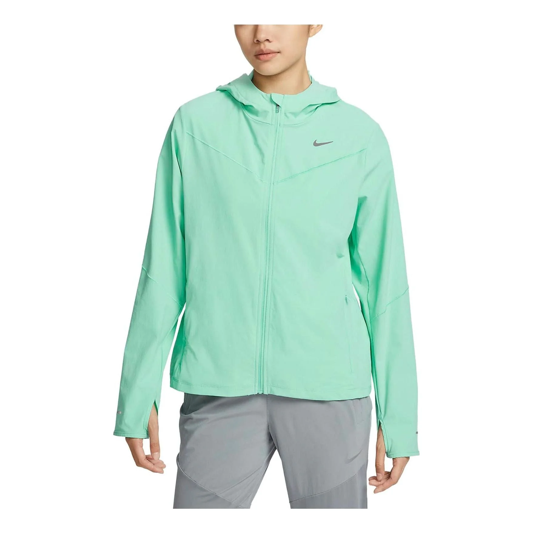 (WMNS) Nike Swift UV Running Jacket 'Jade green' FB7481-349 - 1