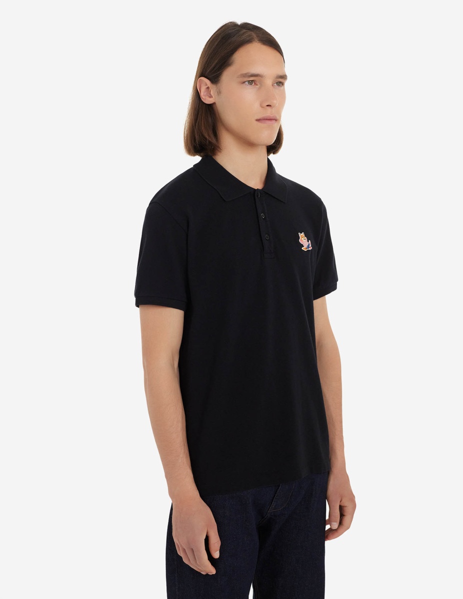 FRENCHIE DRESSED FOX PATCH CLASSIC POLO - 4