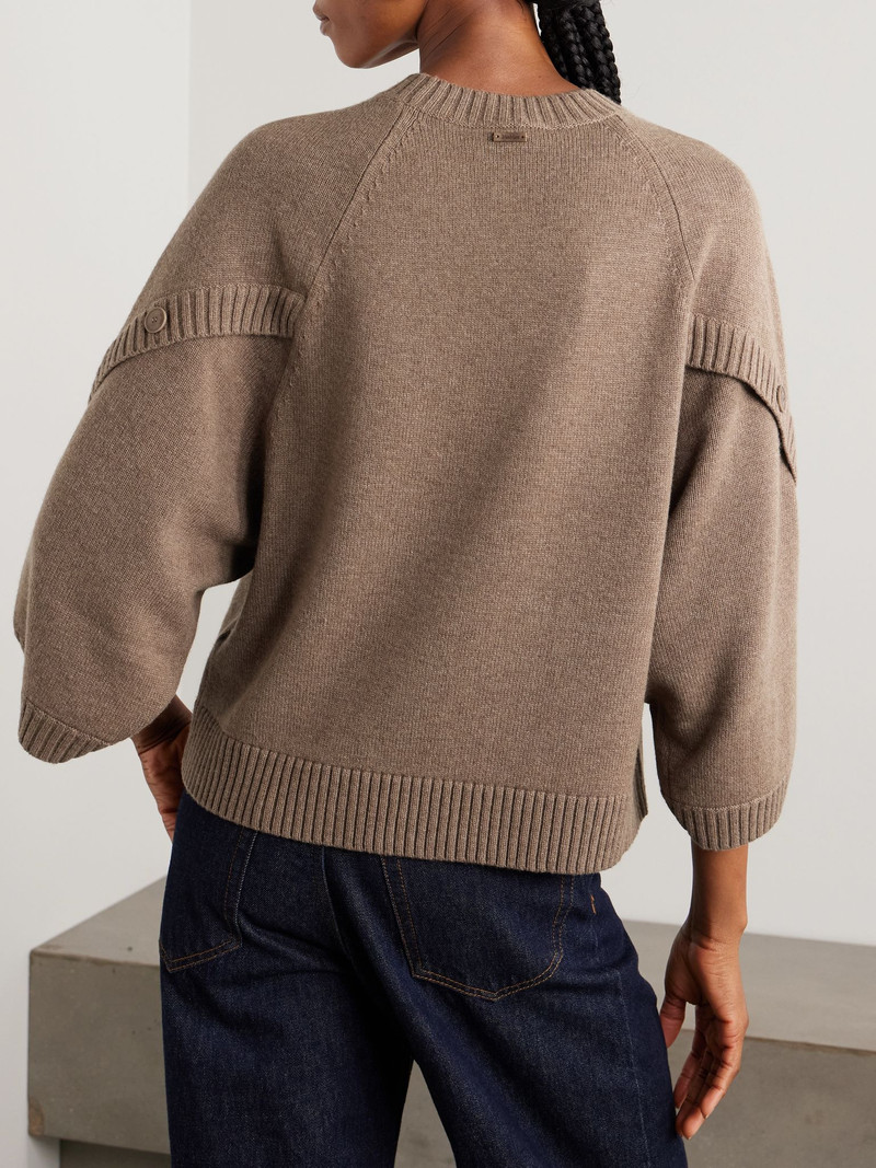 Ampex wool and cashmere-blend sweater Brown 3