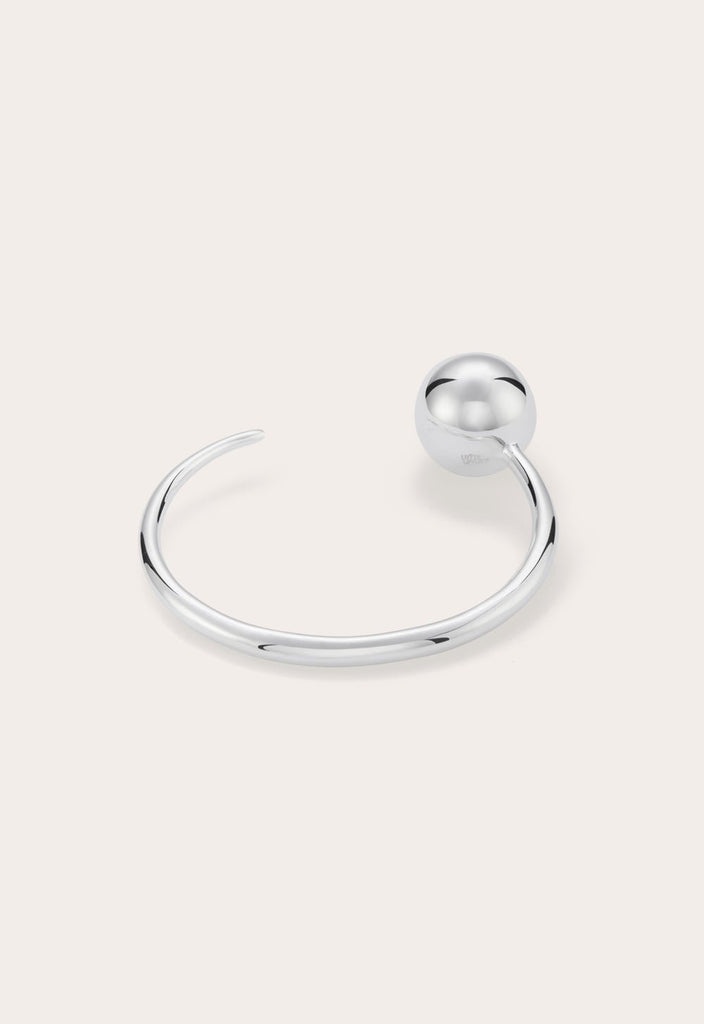POINT & SPHERE BANGLE SILVER - 3