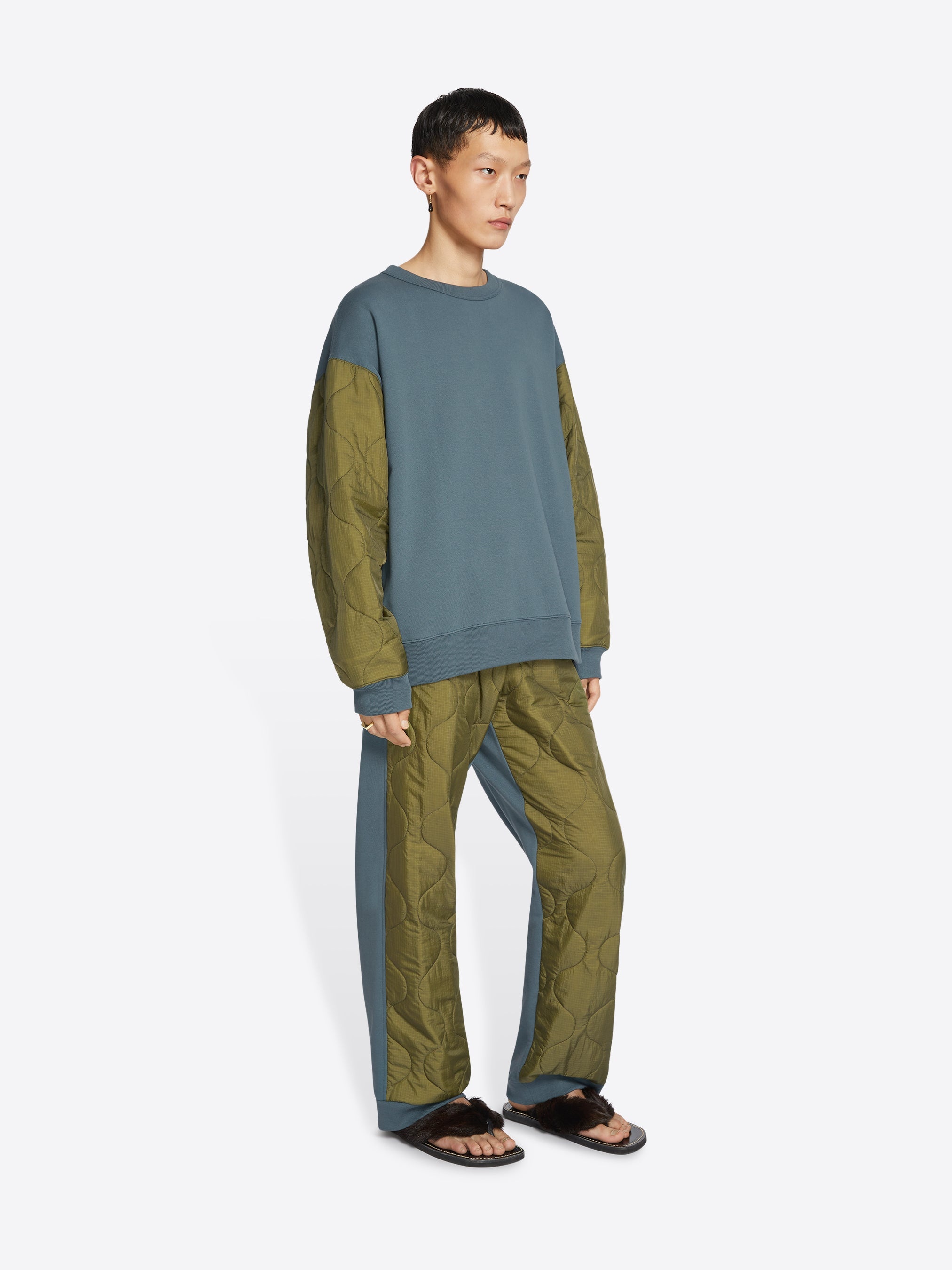 QUILTED SWEATSHIRT - 3
