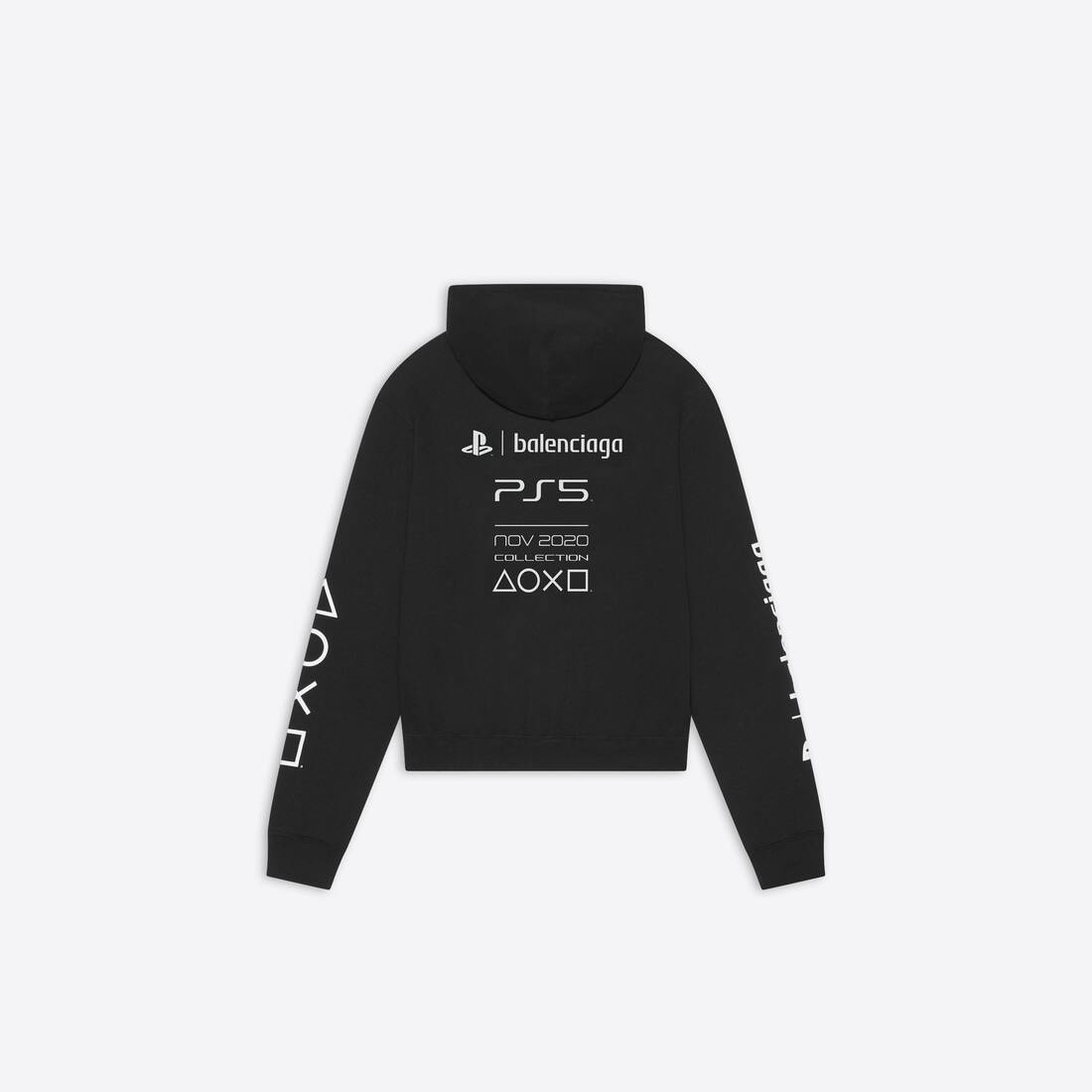 Men's Playstation™ Fitted Hoodie in Black - 2