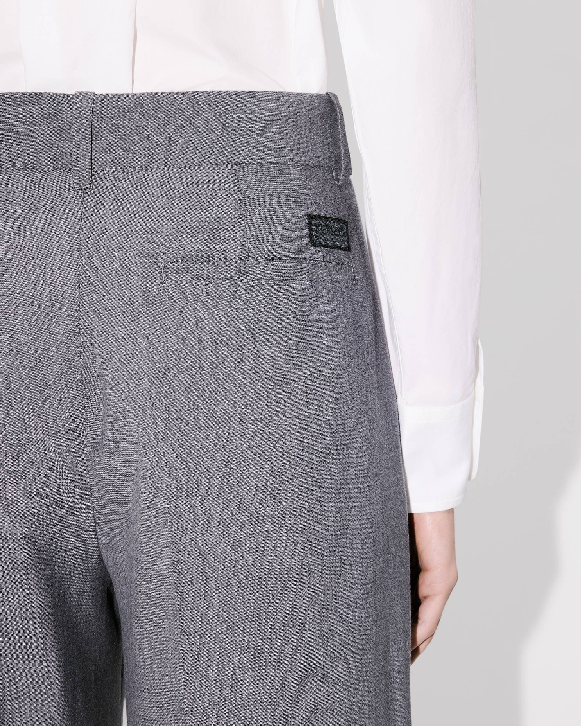 Wool wide pants - 7