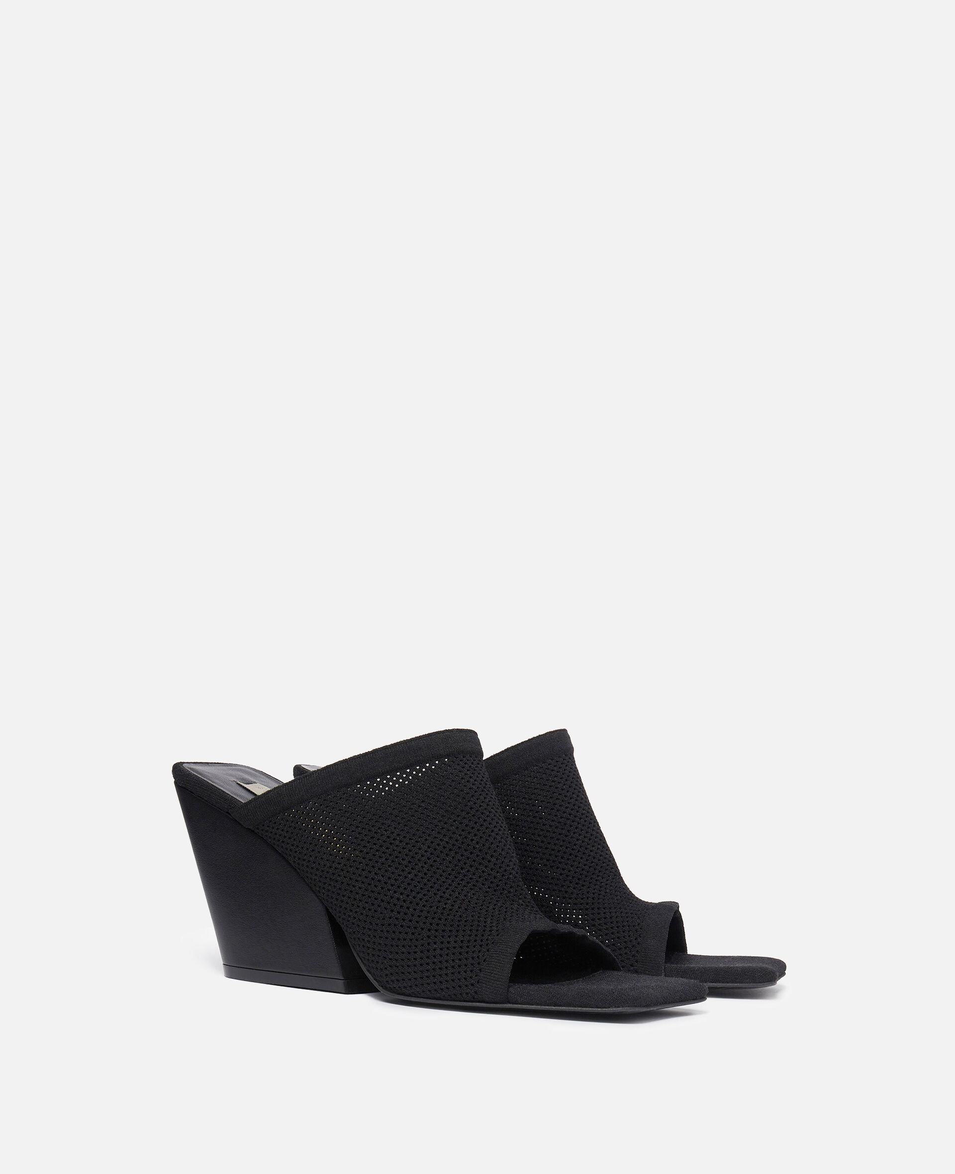Knit Mesh Mules - 2