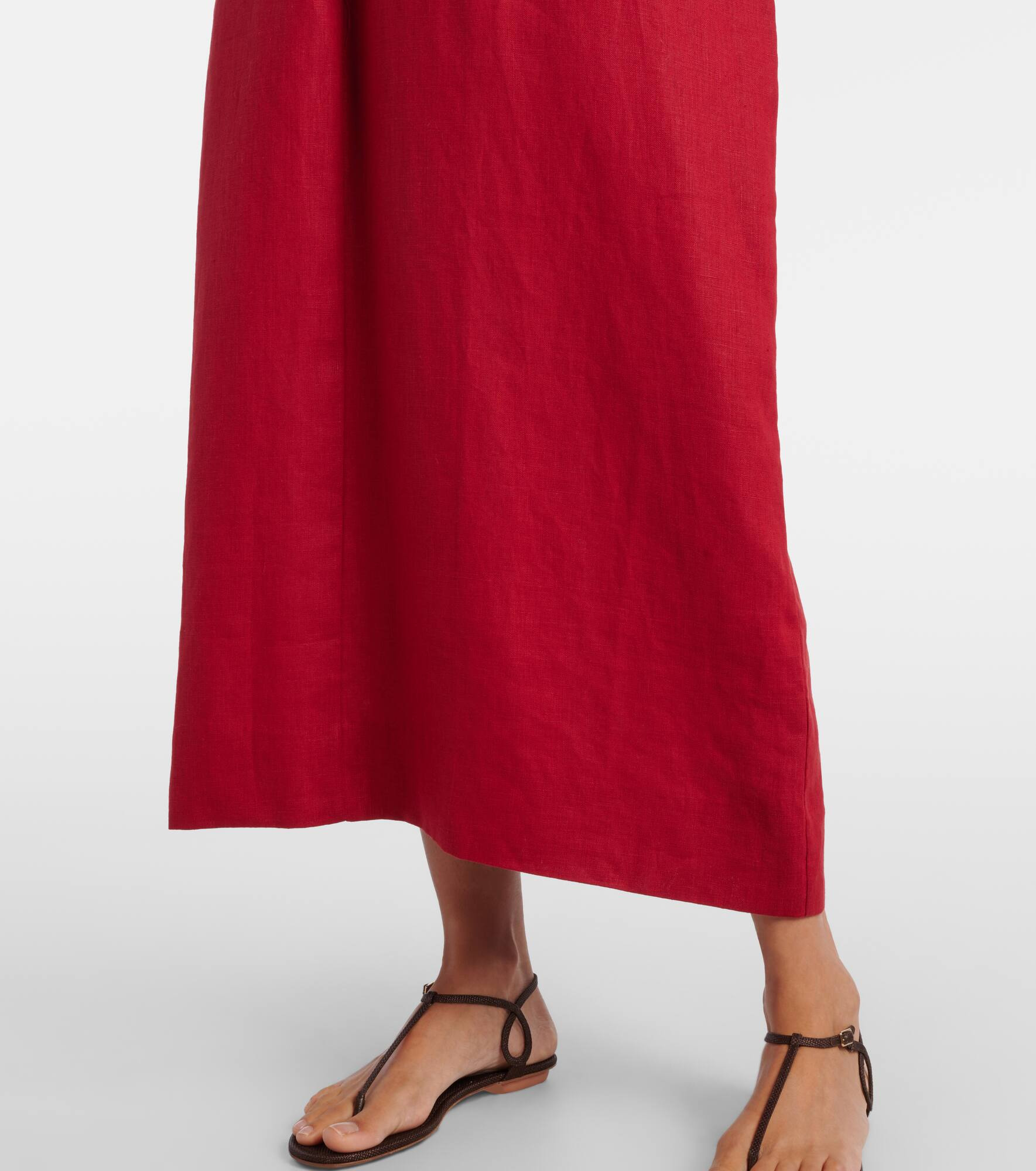 Soleil linen maxi dress - 5