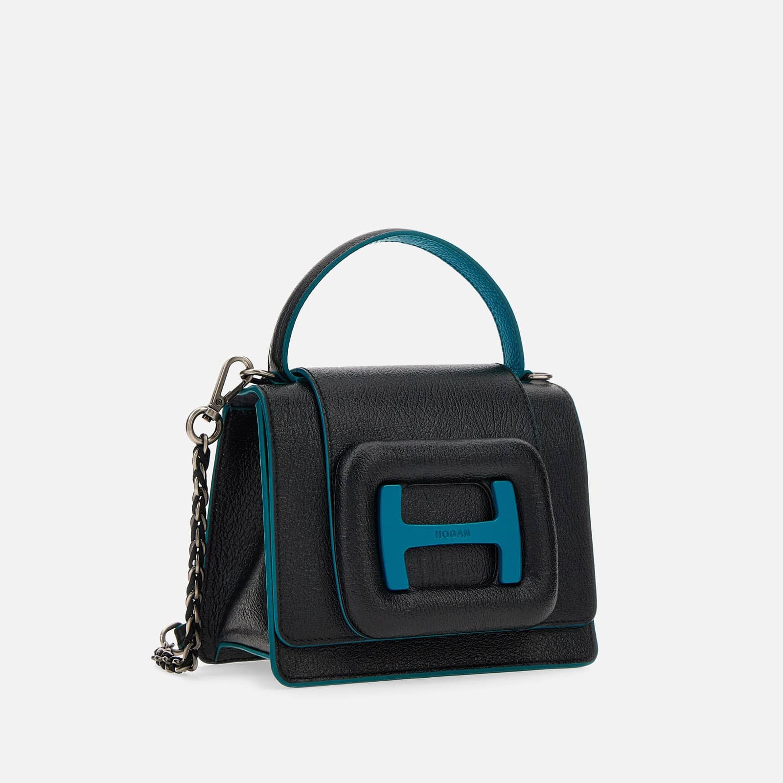 Hogan H-Bag Crossbody Bag Micro Black Blue - 3