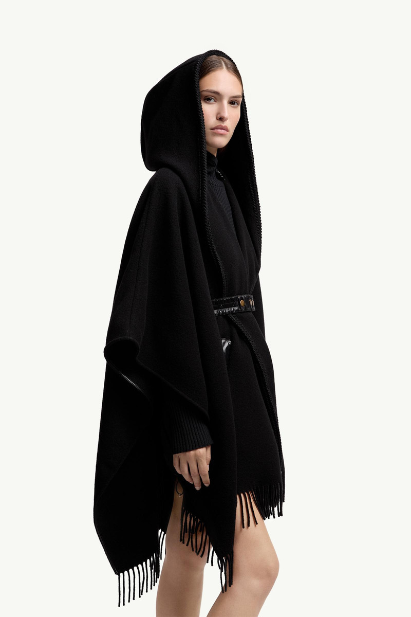 Belted Wool Cape 6