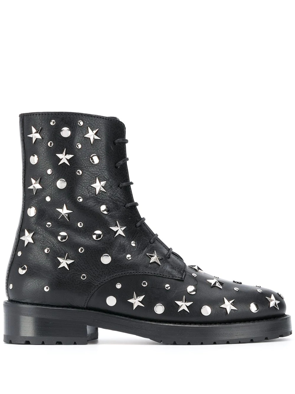 RED(V) star studded ankle boots - 1