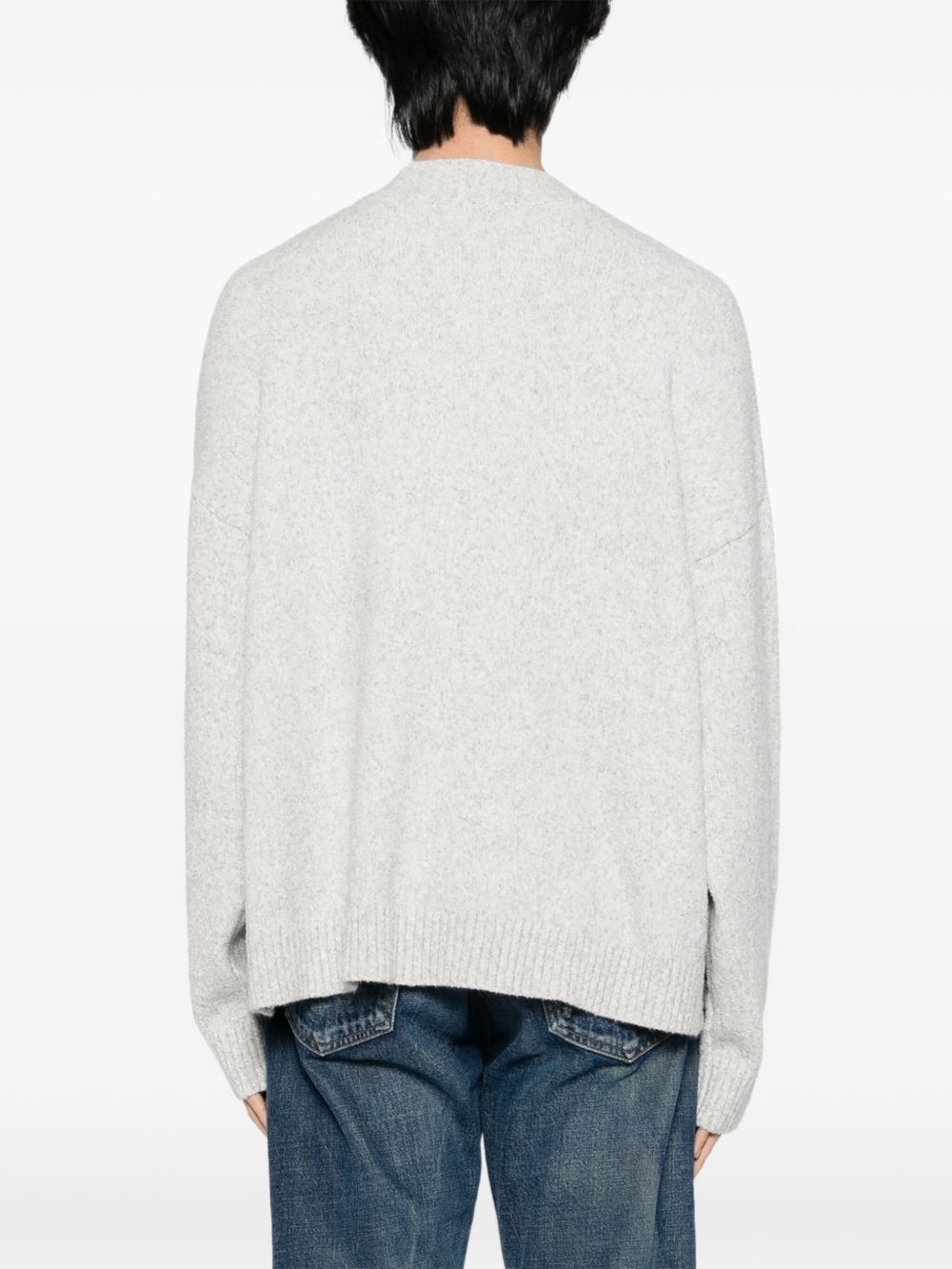 marled-knit jumper - 4