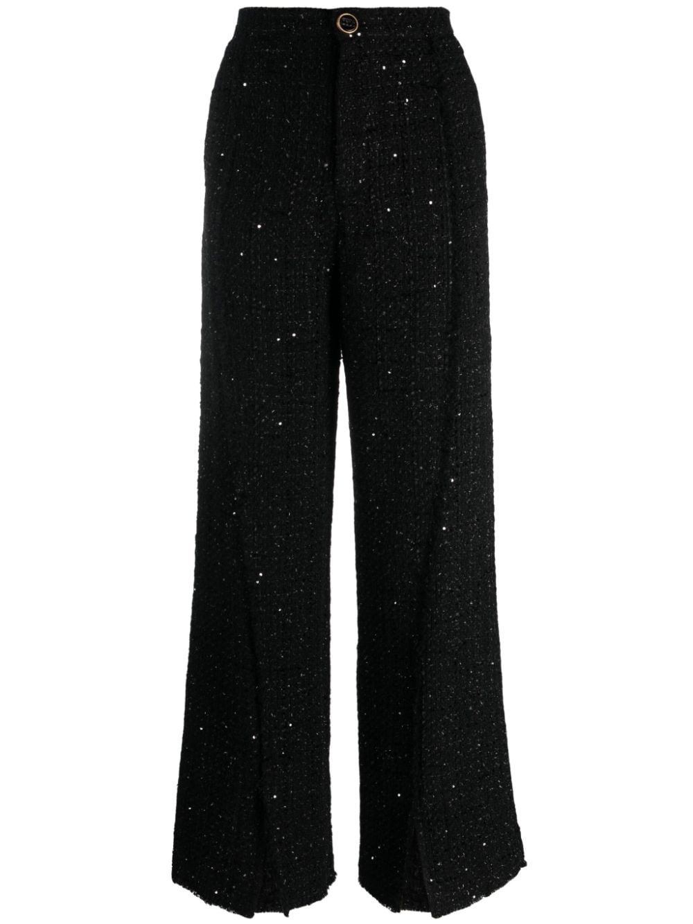 tweed tailored trousers - 1