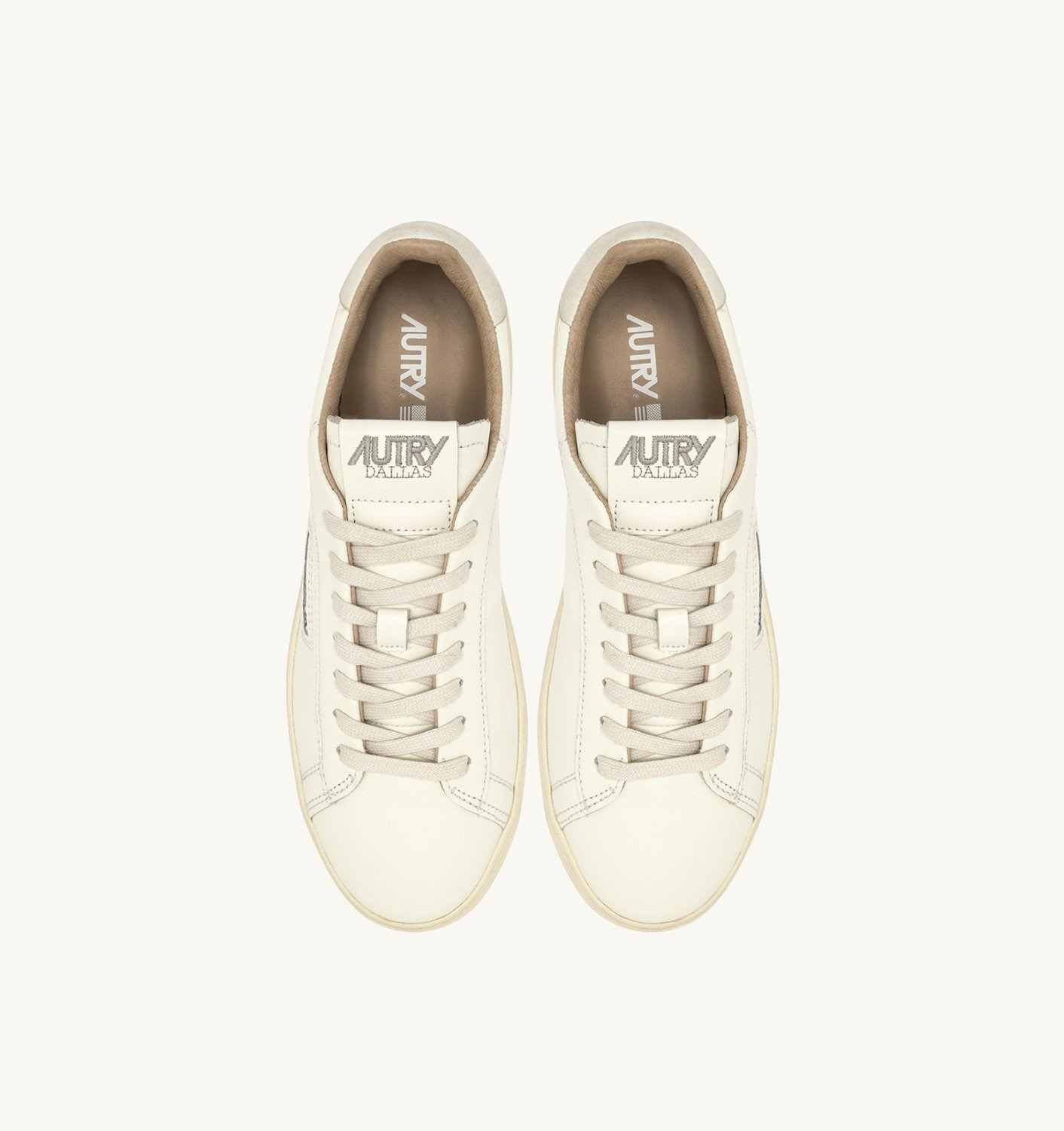 DALLAS LOW SNEAKERS IN WHITE LEATHER - 5