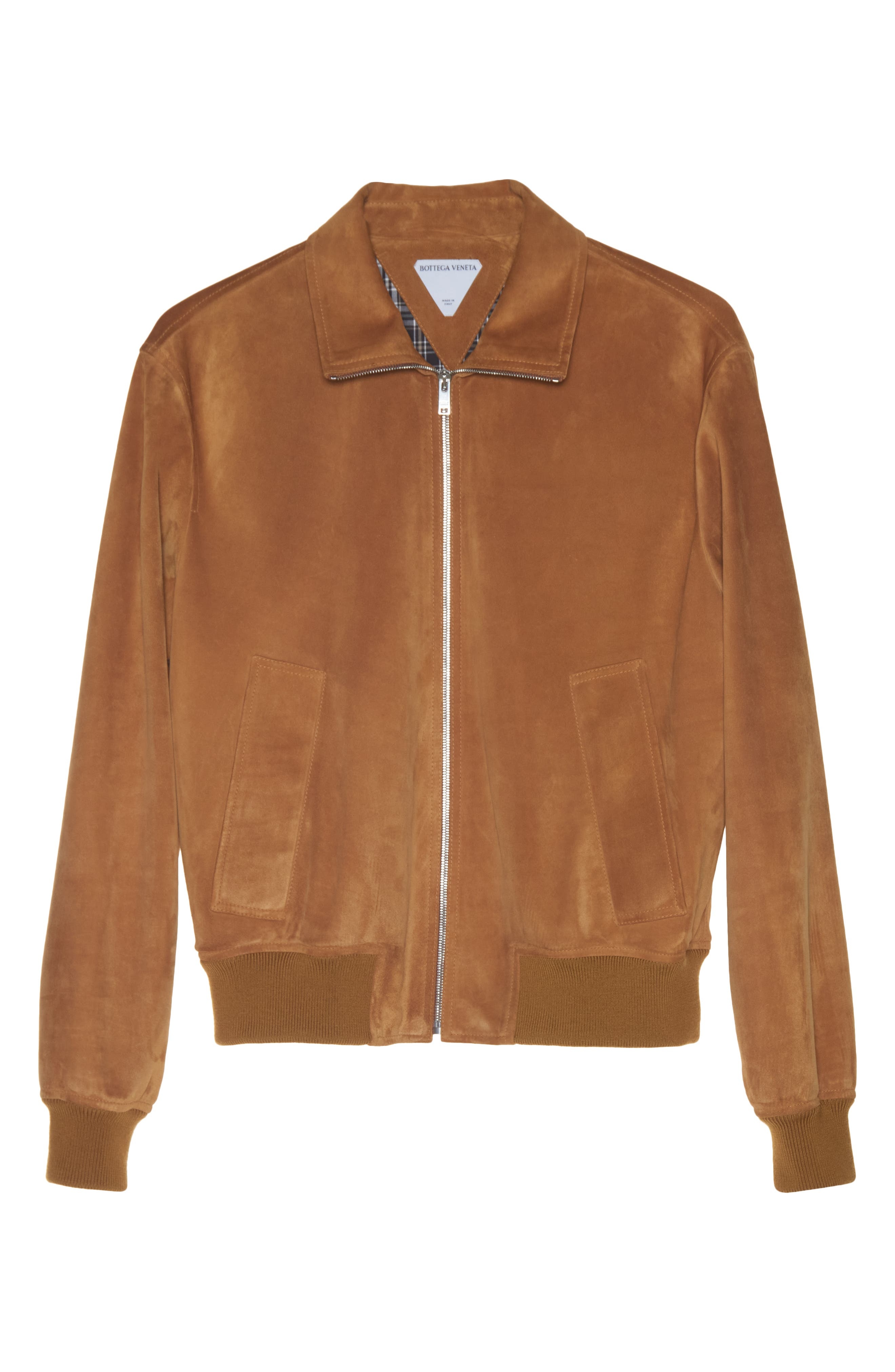 Bottega Veneta Suede Jacket in 7004 Peanut Butter at Nordstrom - 7