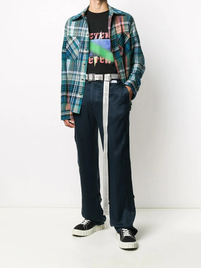 Off-White elongated straight-leg trousers outlook