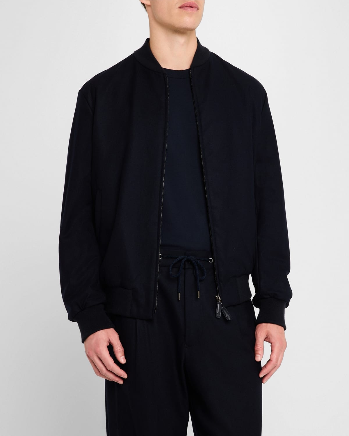 Men's Cashmere Bomber Jacket - 4