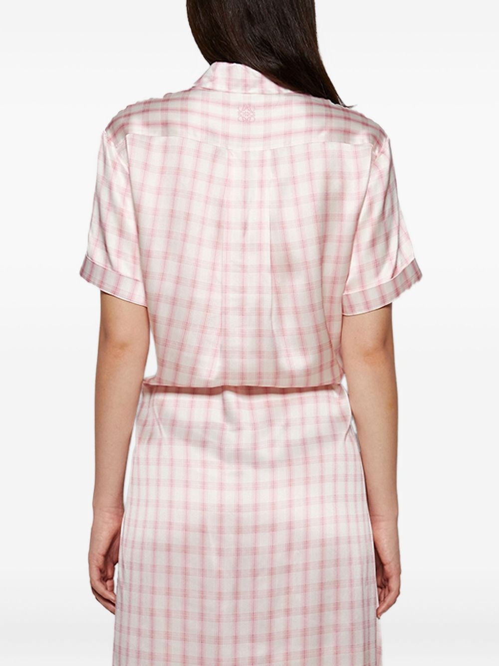 smocking detail shirt dress - 5