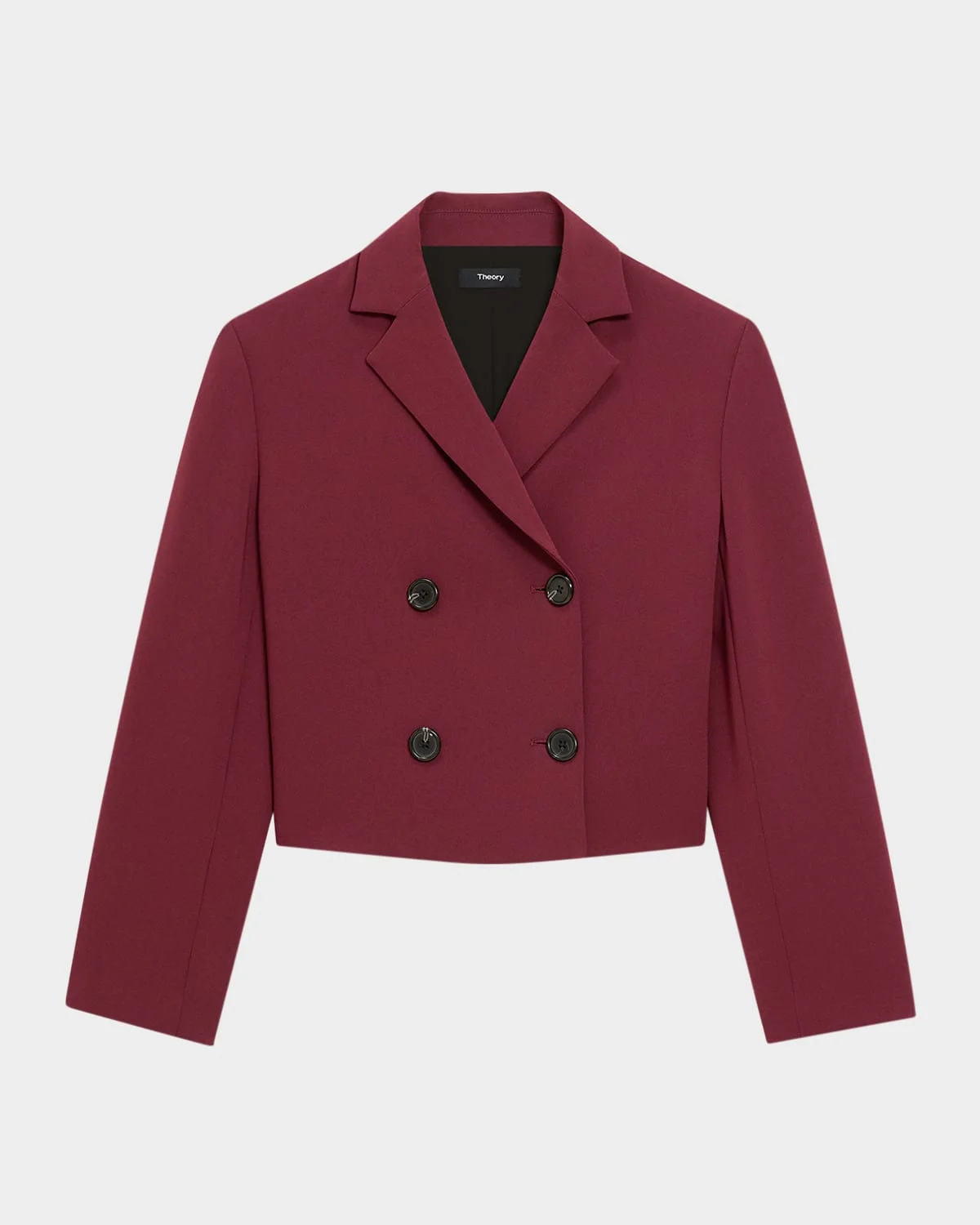 Crop Double-Breasted Jacket - 1