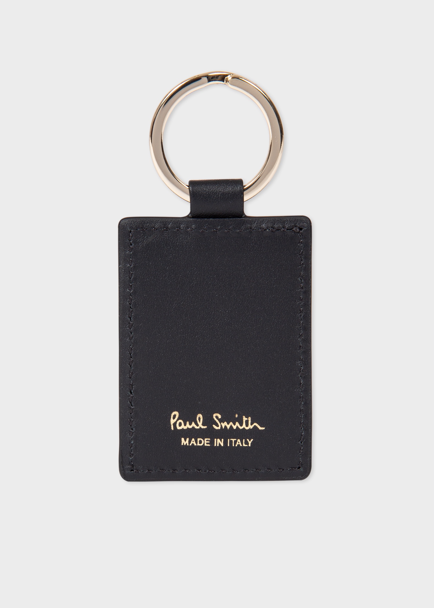 'Signature Stripe' Silver Money Clip & Leather Keyring Gift Set - 5