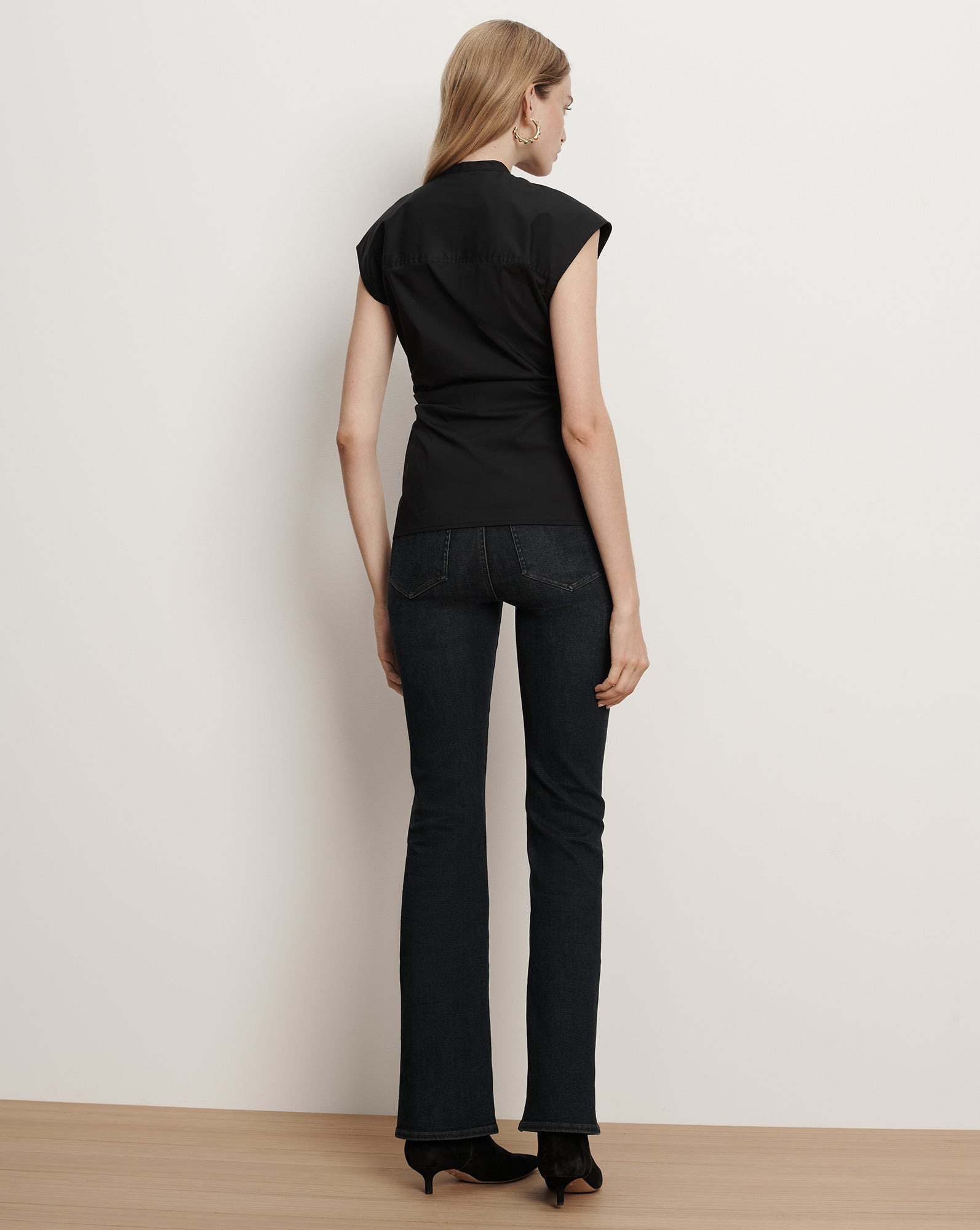 JOON TIE-NECK BUTTON-DOWN BLOUSE - 5