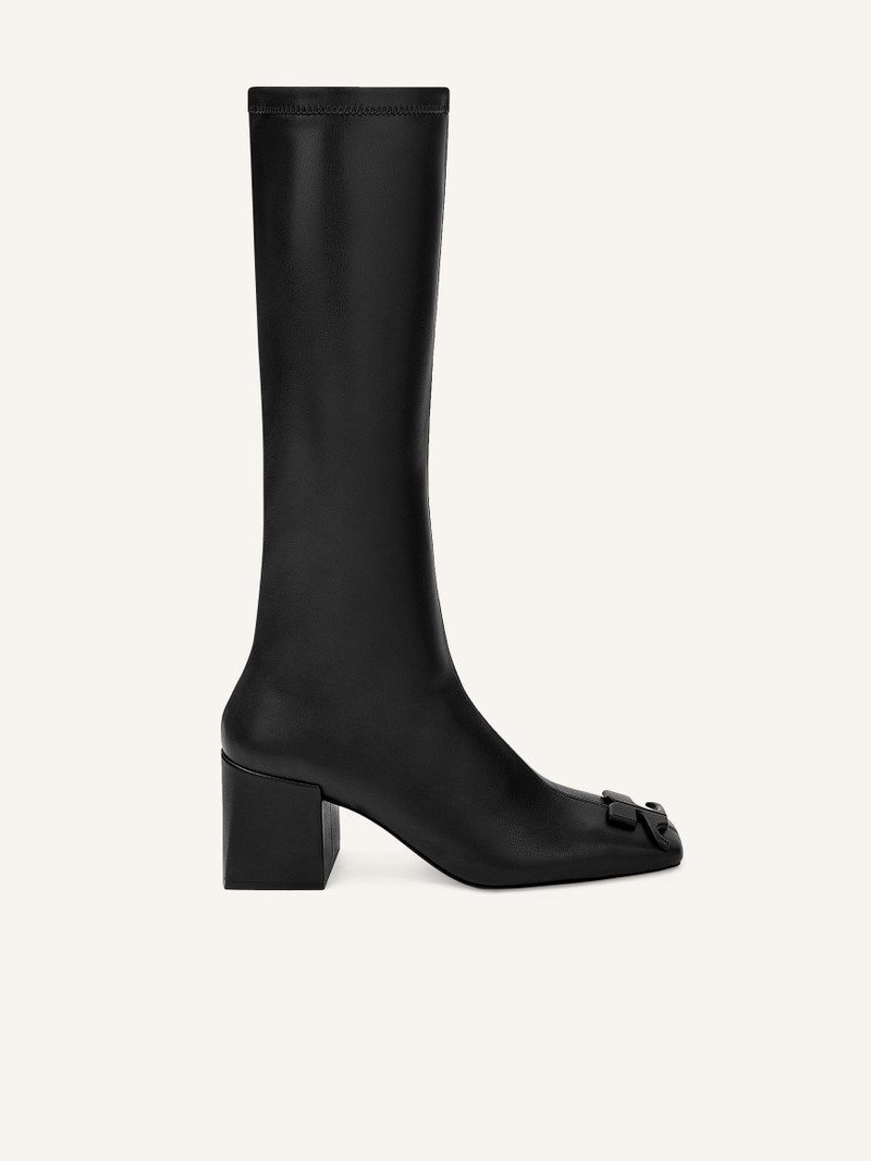 REEDITION STRETCH LEATHER EFFECT BOOTS 1