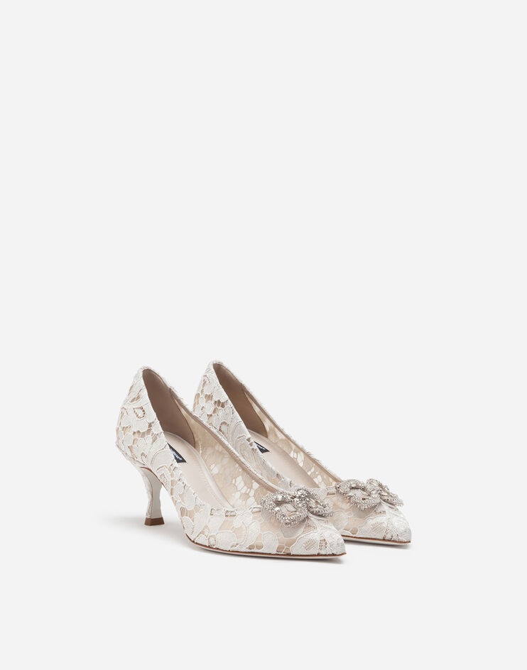 Taormina lace pumps with DG Amore logo - 2