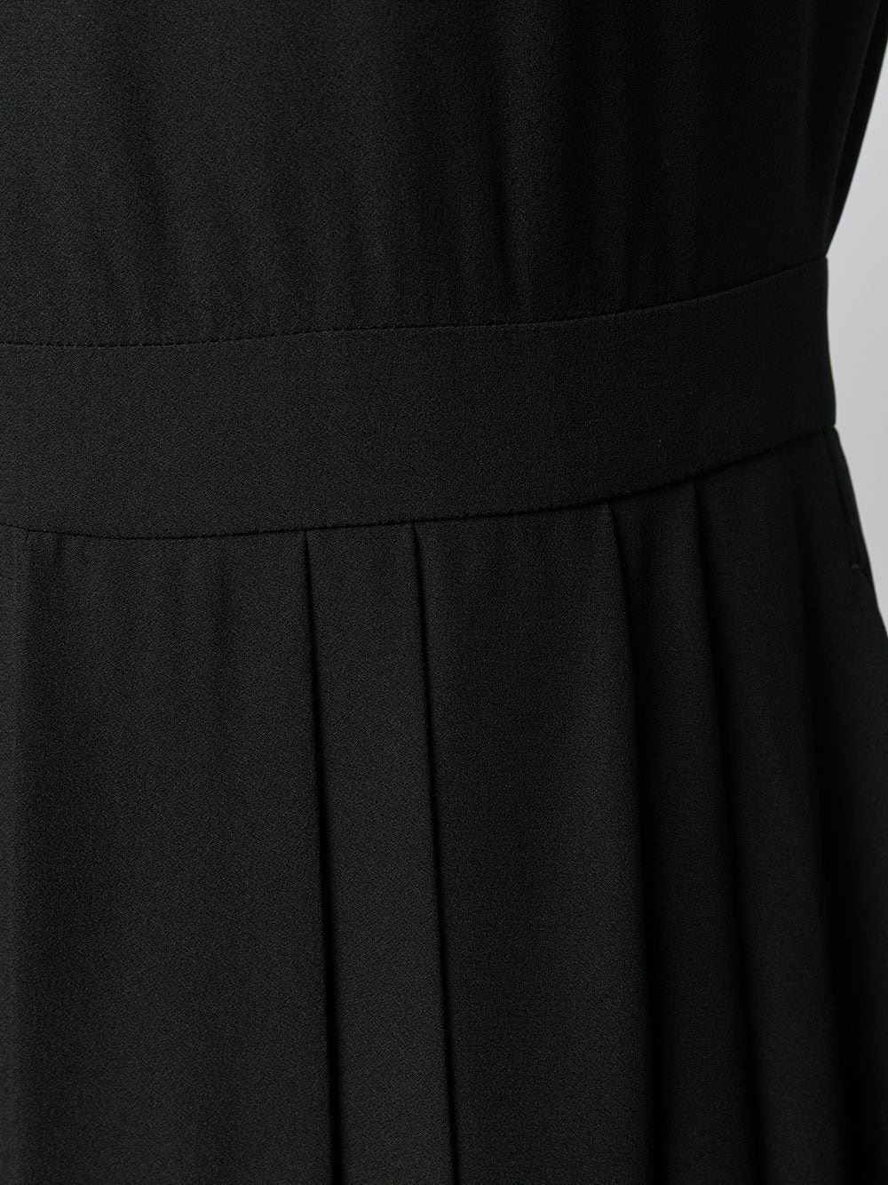 draped detail asymmetric dress - 5