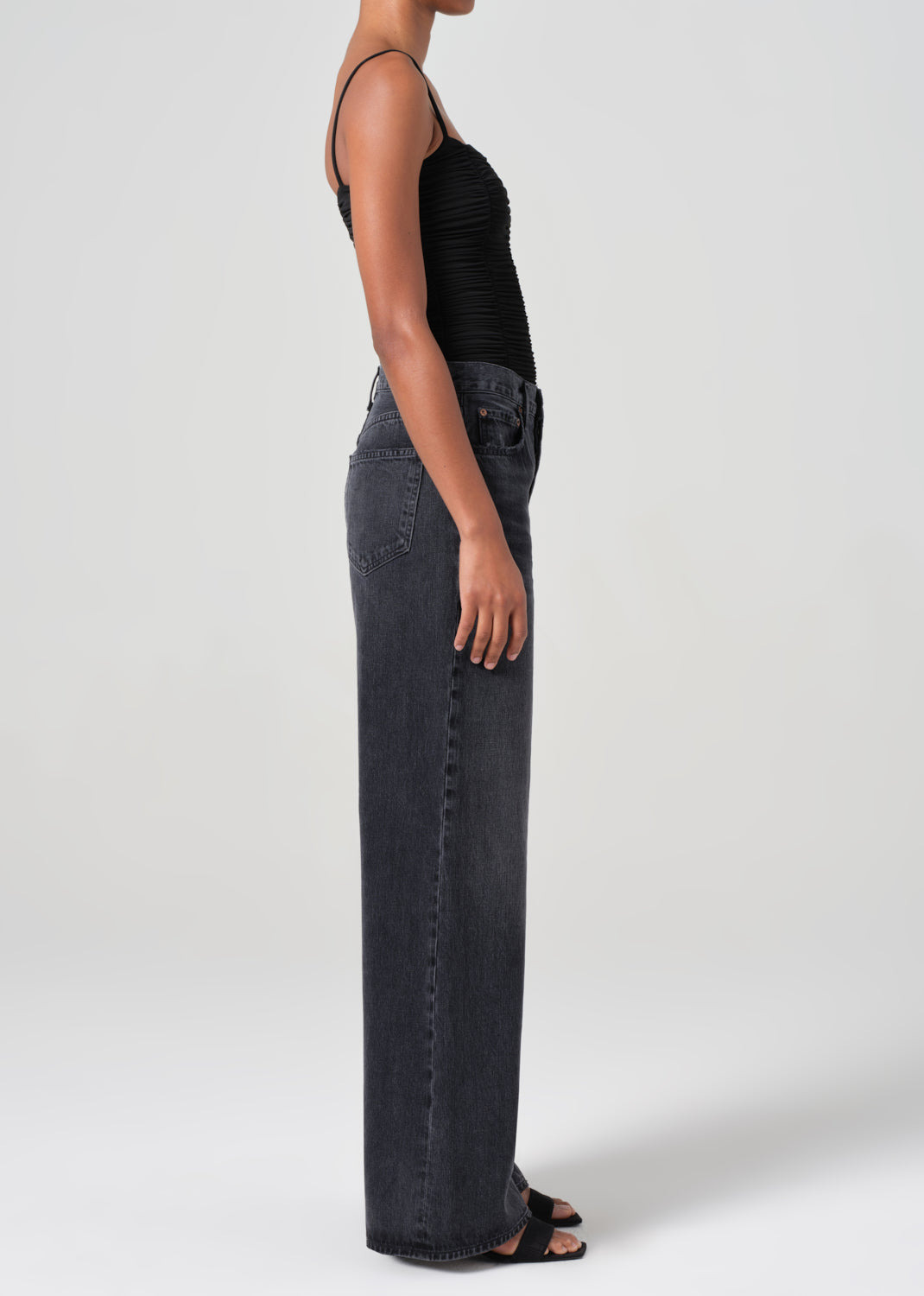 DAME HIGH RISE WIDE LEG NO CUFF IN HITCH - 3