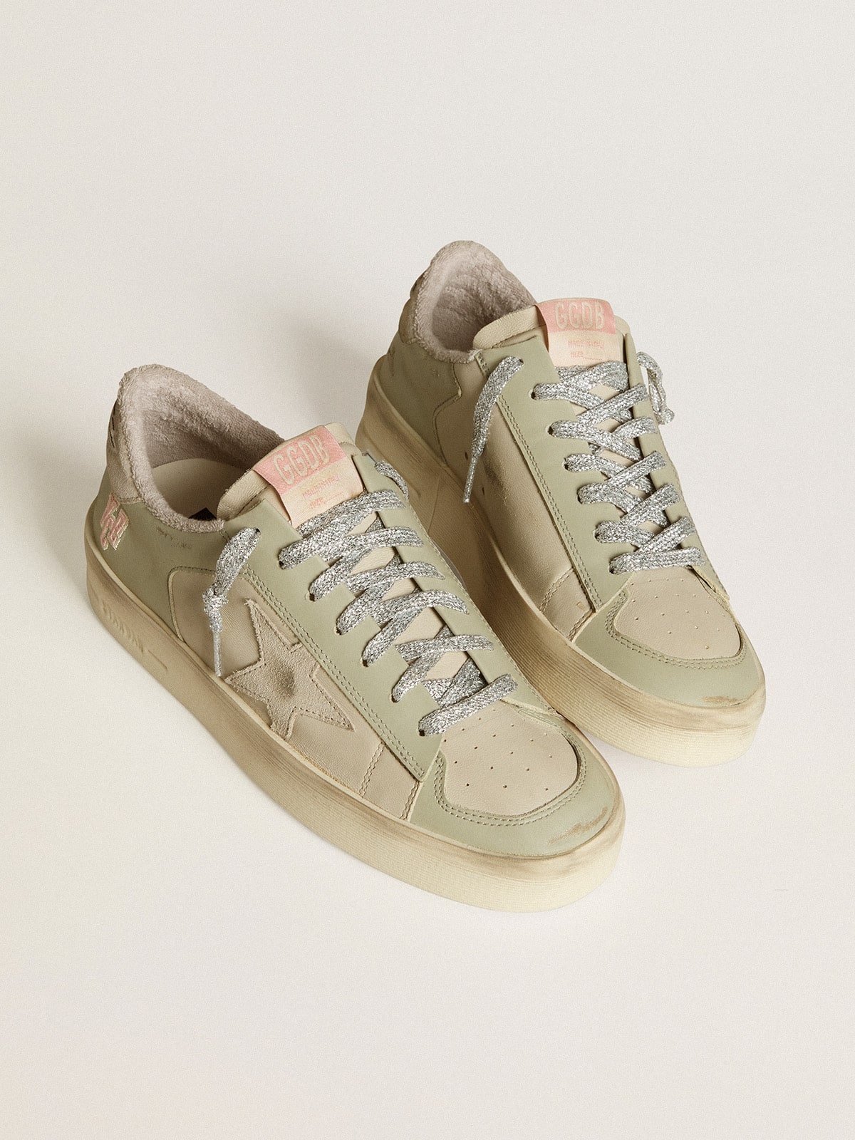 Stardan in nappa and leather with suede star and heel tab - 2