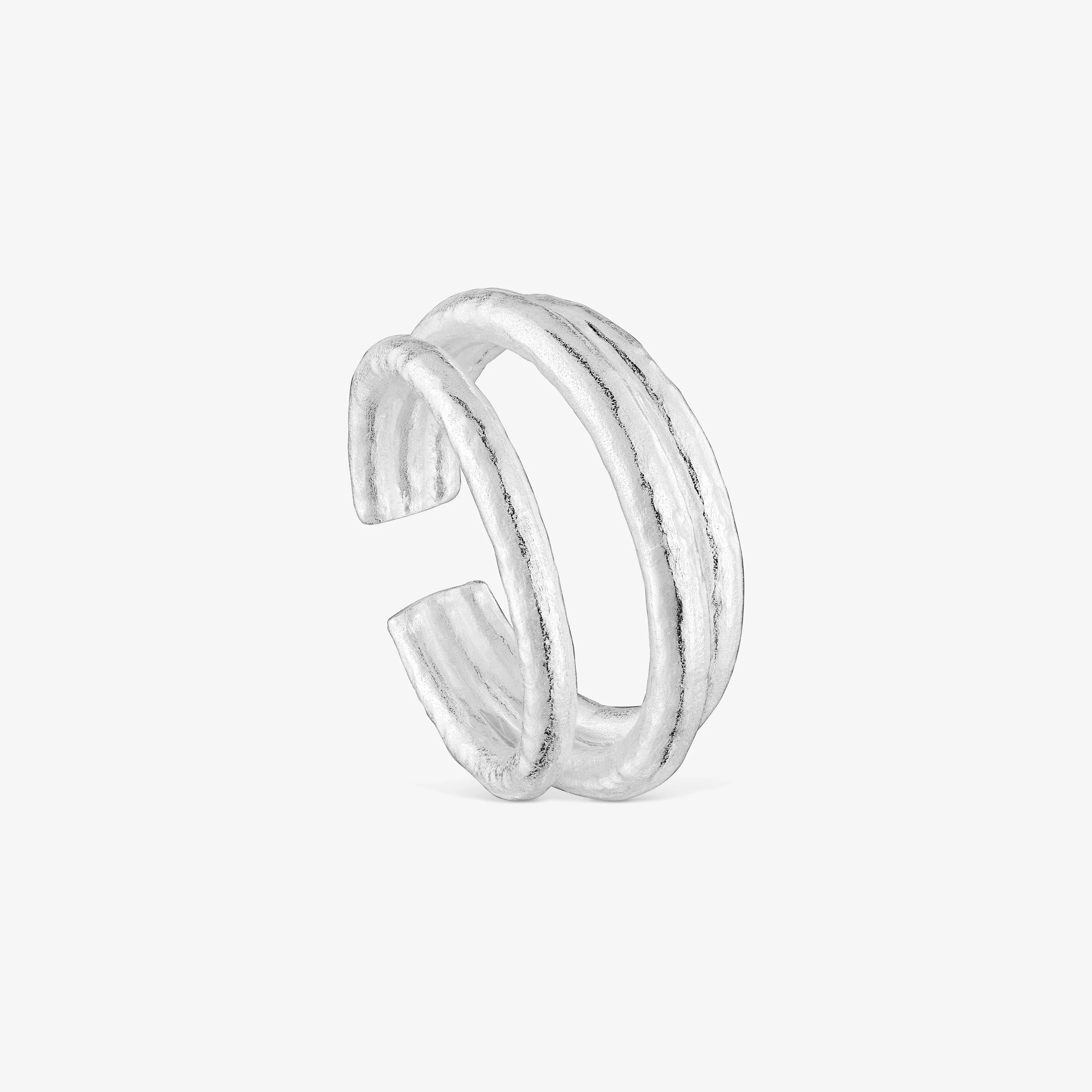 Silver open Ring Duna - 1