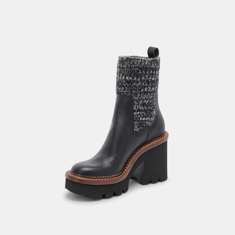 DRAGO BOOTS BLACK LEATHER 5