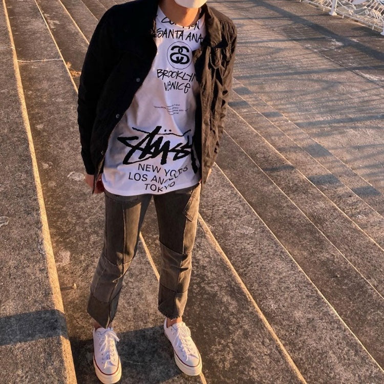 Stussy x TAKAHIRO MIYASHITA Crossover 40 Anniversary Short Sleeve Unisex White 3903647 - 4