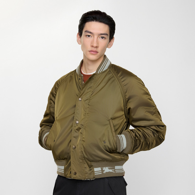 Burberry Reversible Nylon Bomber Jacket outlook