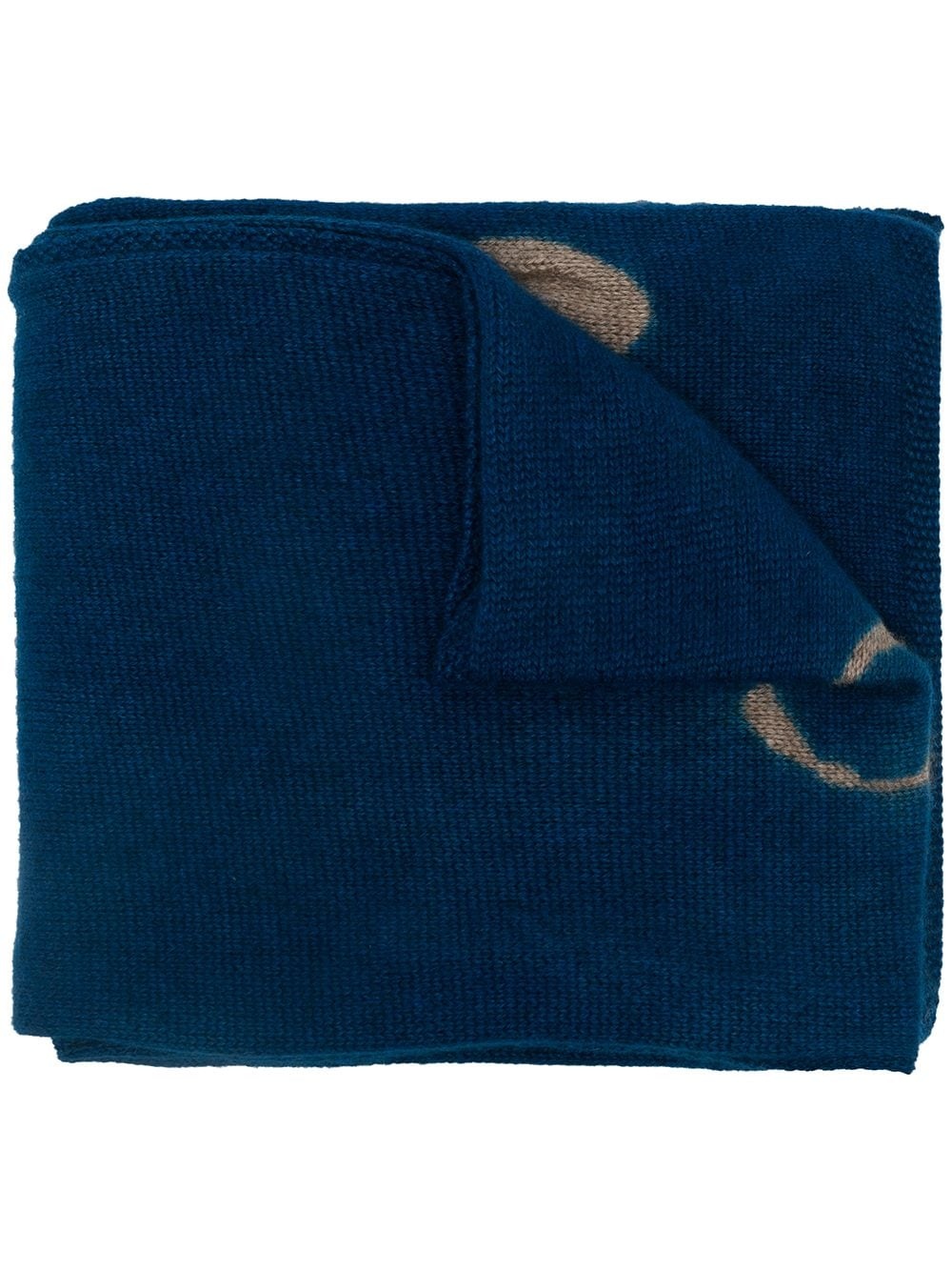 patterned cashmere scarf - 1