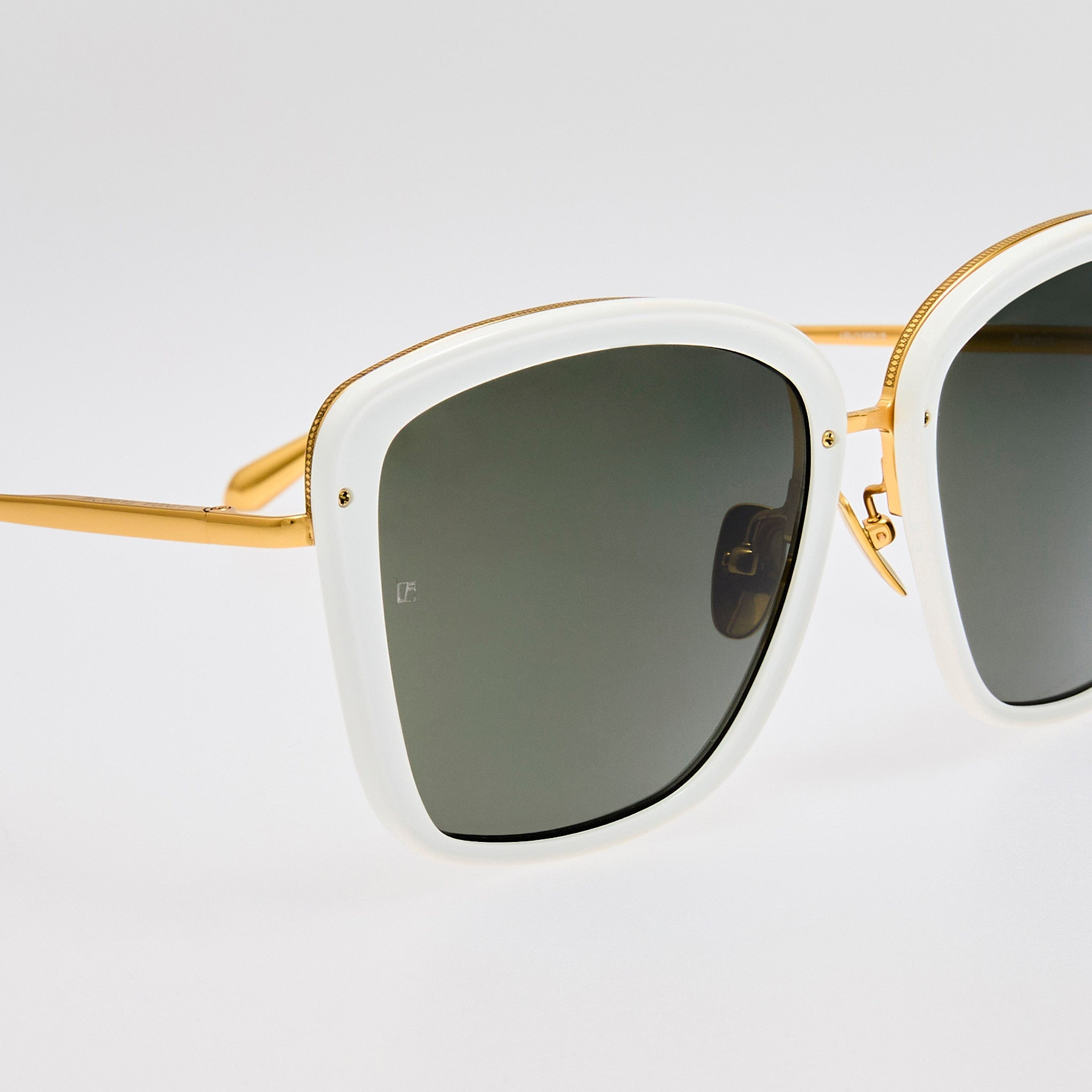 Anais Sunglasses in White - 4