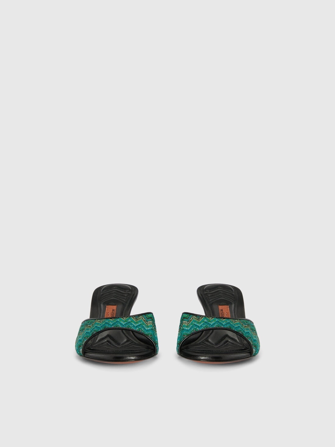 Chevron sandals with sequins - 3