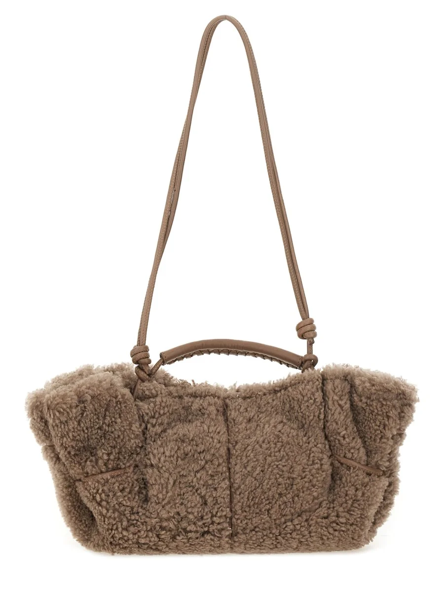 ARTA CURLY MINI SHEARLING BAG - 1