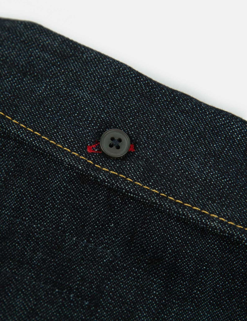 Calligraphy Daicock Foil-print Denim Shirt 17