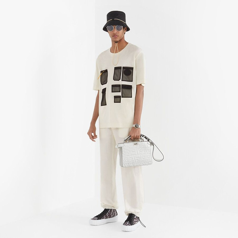 Transparent tech fabric high-tops 5