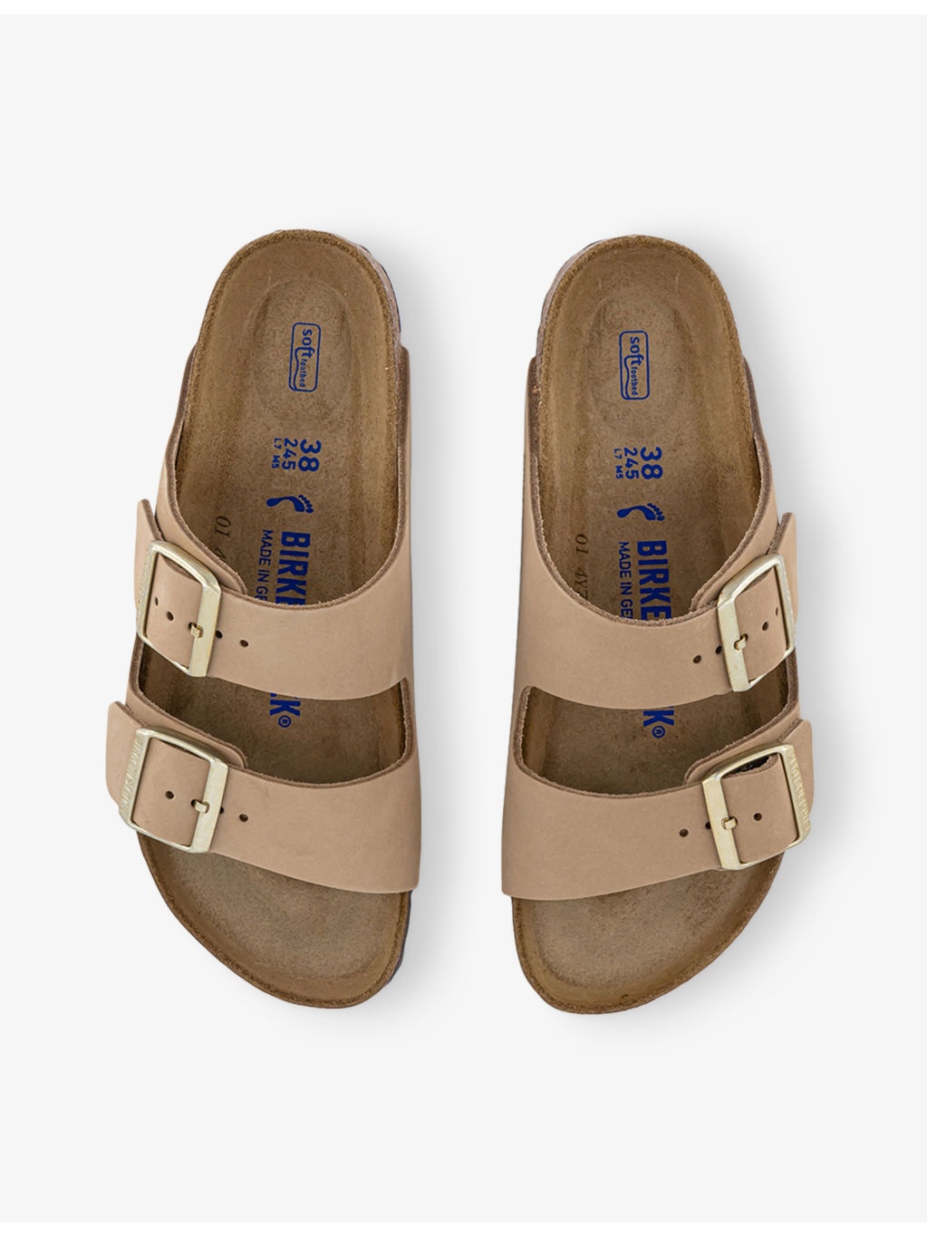 Arizona Two-Strap Leather Sandals - 2