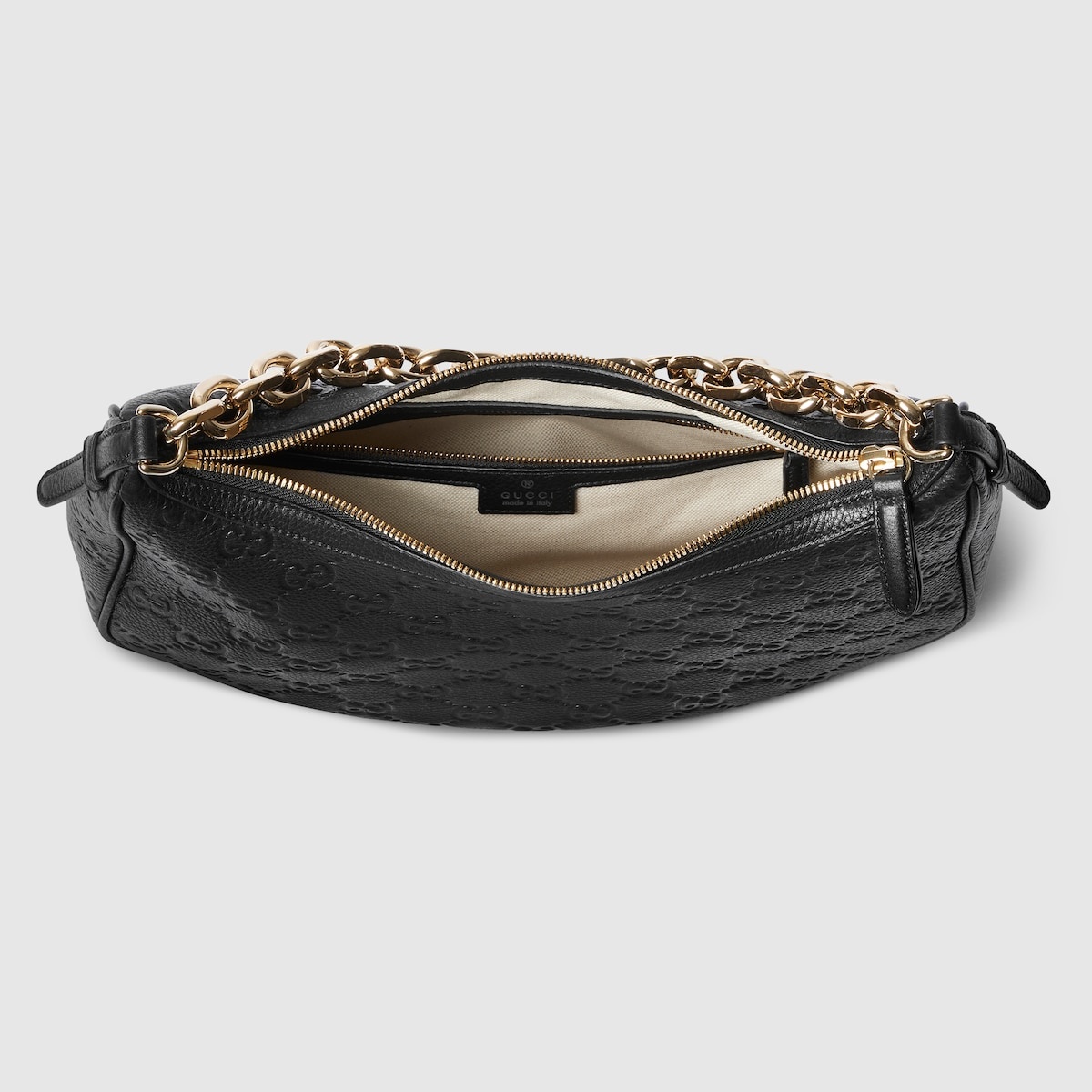 GUCCI GG Emblem medium shoulder bag | REVERSIBLE