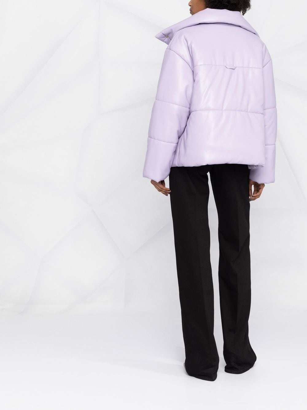 high-neck puffer jacket - 6