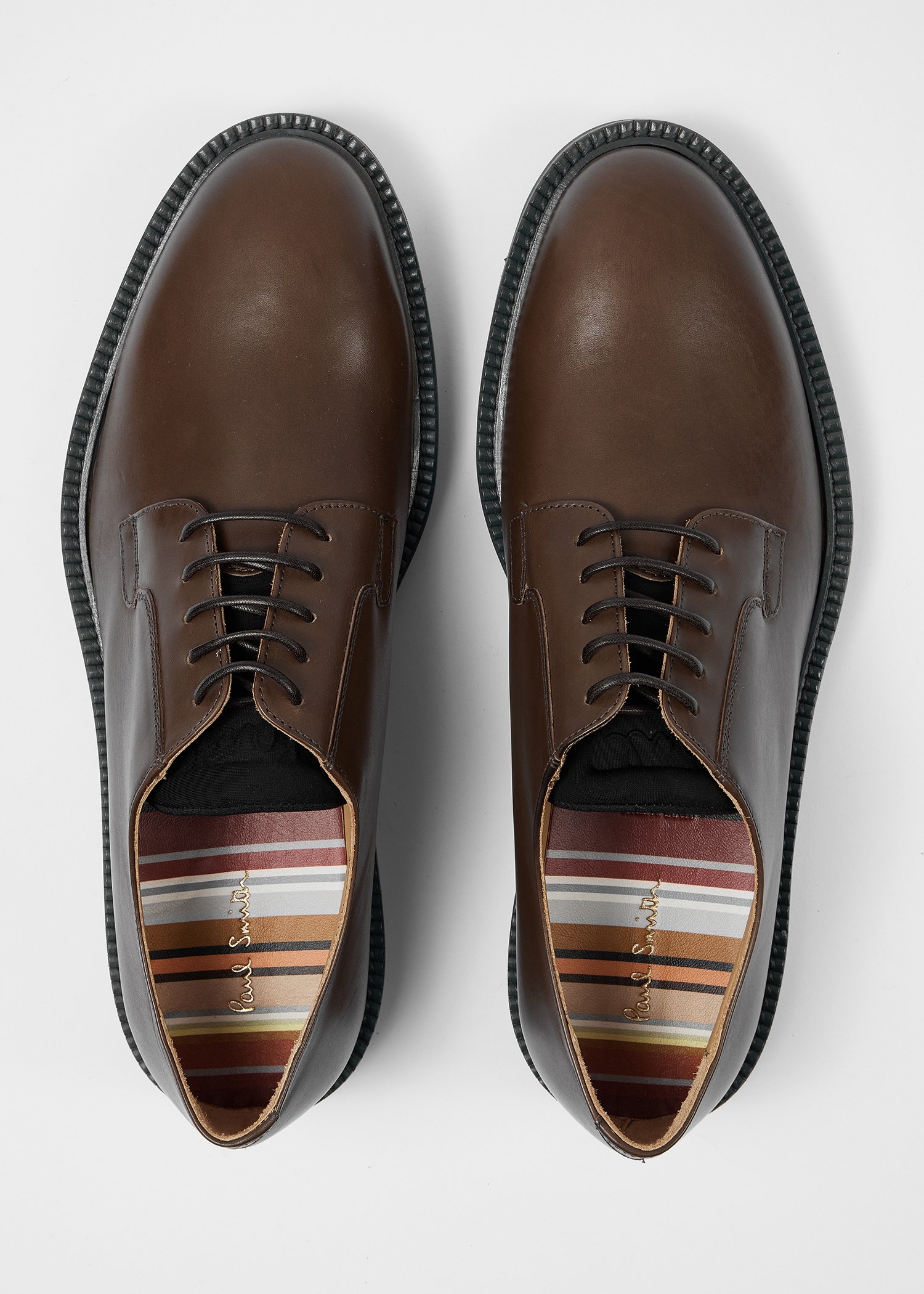 Brown Leather 'Ras' Shoes - 5