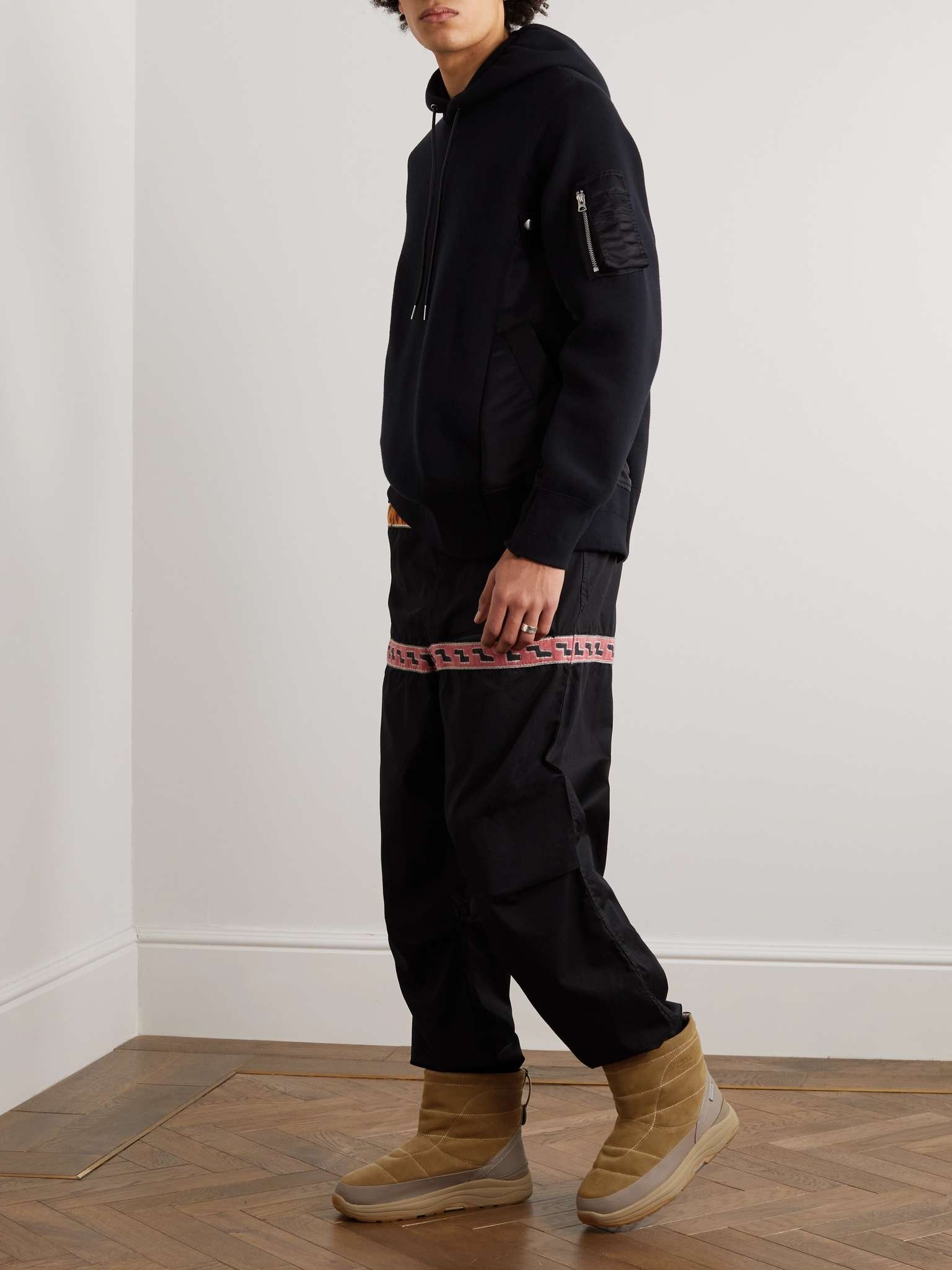 + thisisneverthat® Bower-abTNT Rubber-Trimmed Quilted Suede Boots - 2