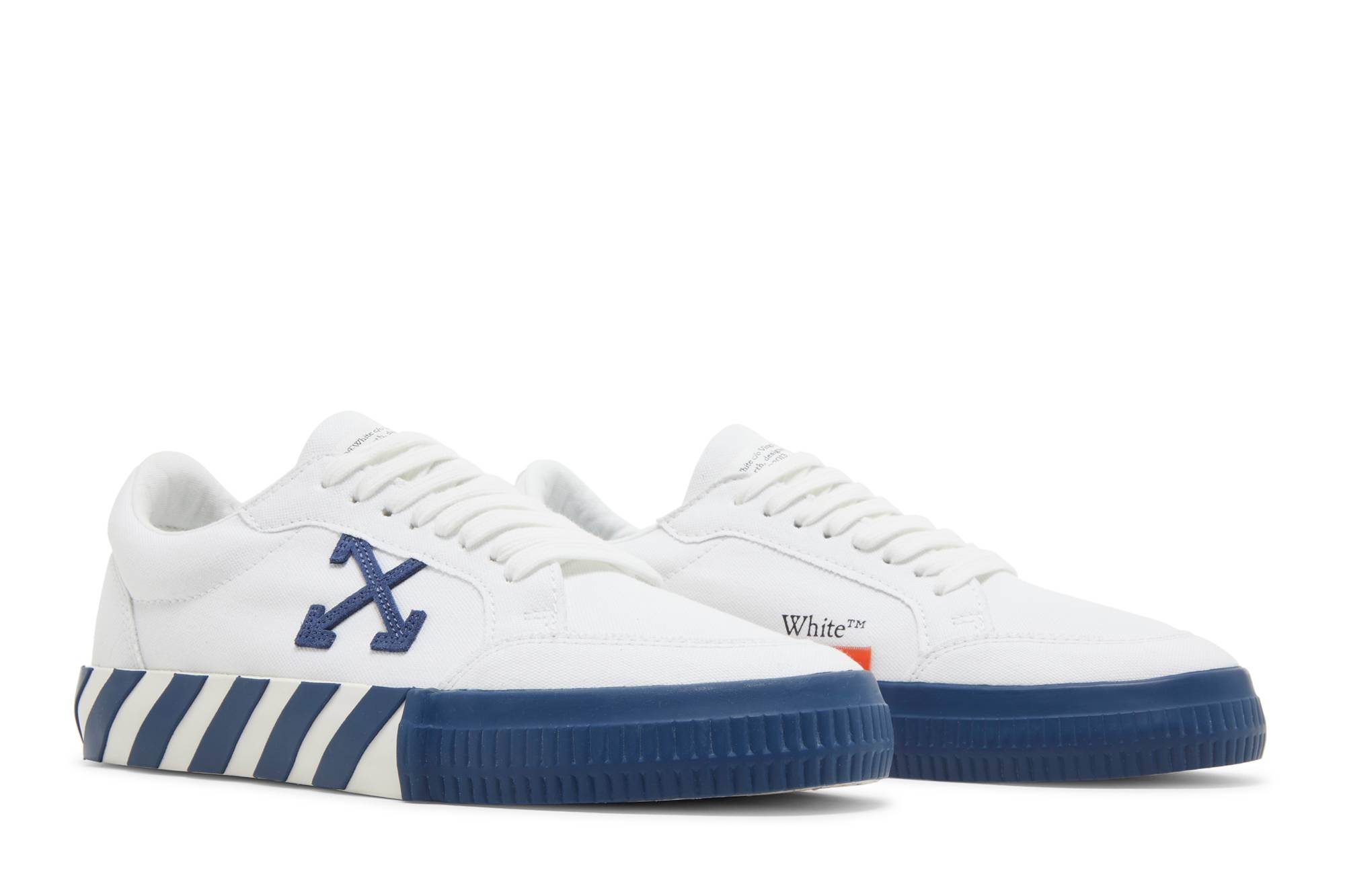 Off-White Vulc Sneaker 'White Navy Blue' - 8