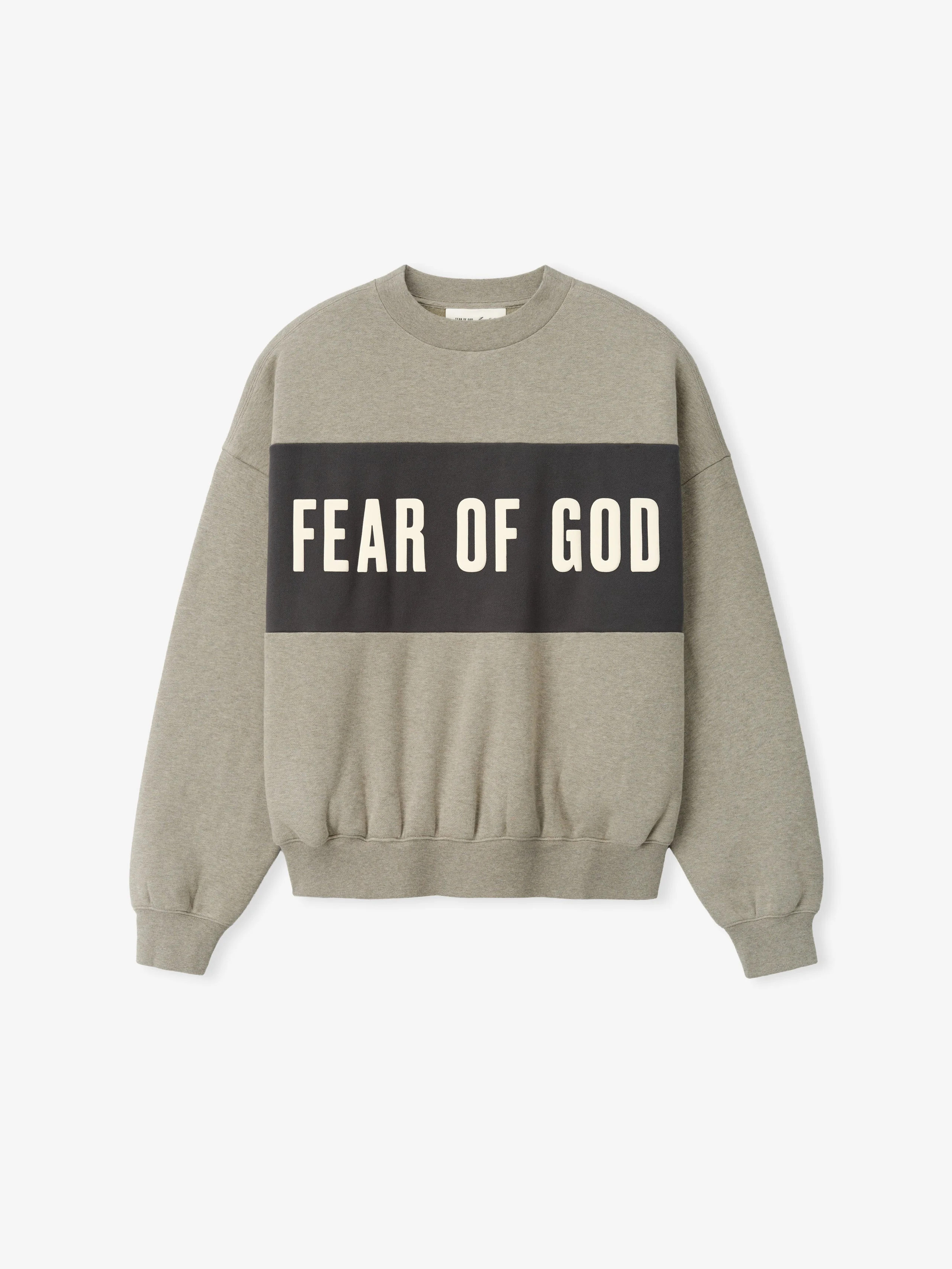 Cropped Relaxed Panelled Sweatshirt - 1